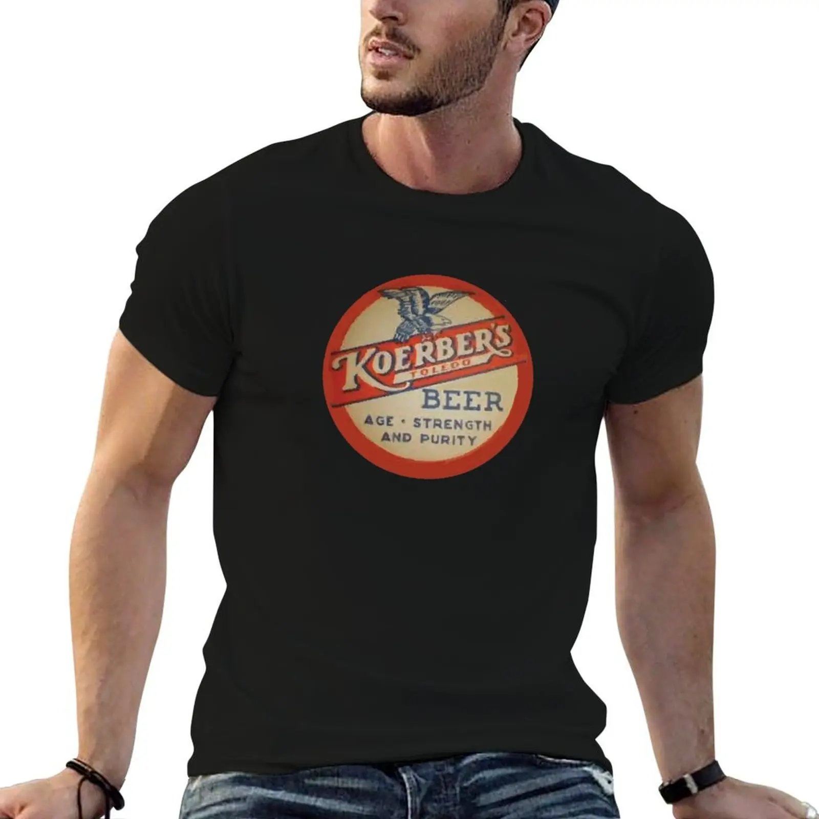 

Koerber's Beer T-Shirt t shirt for man 100 percent cotton man t shirts high quality luxury brand T-Shirt