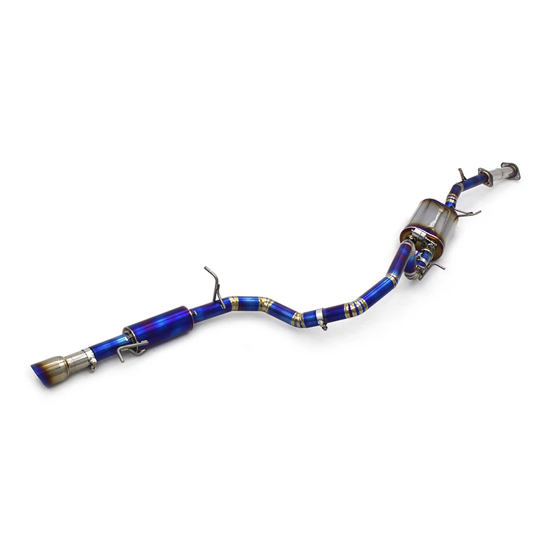 Titanium Exhaust Pipe System For Mitsubishi PAJERO 3.0 3.8 2006-2021 Escape Titanium Pipe Muffler High Performance Exhaust Pipe