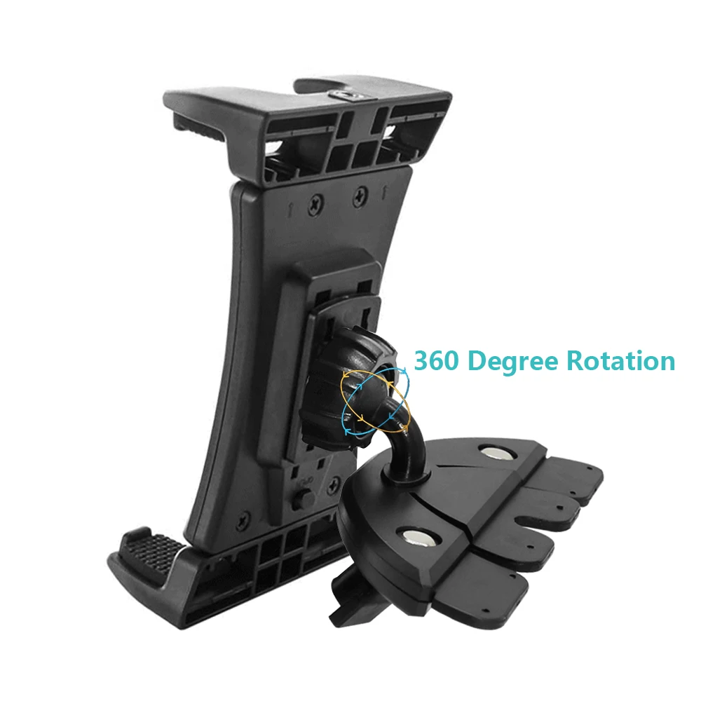 Universal Hot Sale 4.5-12.9inch Adjustable Car Holder CD Slot Mobile Phone Mount Holder Stand For ipad mini Tablet  Iphone