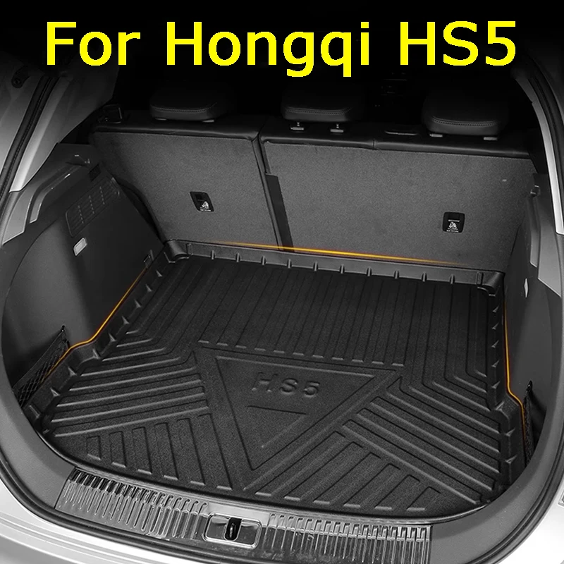 

For Hongqi HS5 2021-2023 Car Styling Rear Trunk Liner Cargo Boot TPO Trunk Mat Floor Tray Mud Kick Carpet Auto Accessories