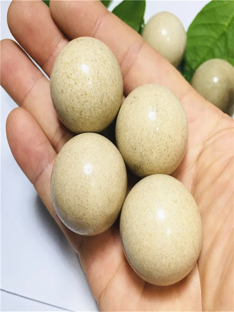 25mm Natural crystal Madagascar yellow dot stone balls for home decoration