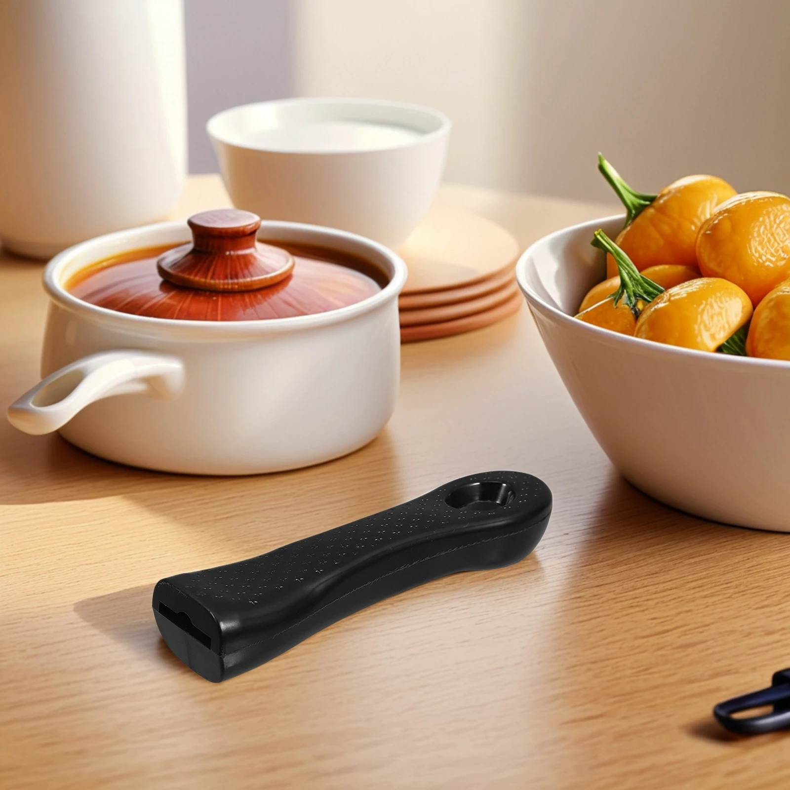 

Adjustable Universal Pot Handle Anti-Scald Grip Cookware Accessory For Pans Pressure Cookers Flat Bottomed Pots Easy