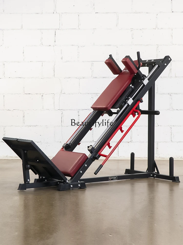 Back-Pedal Trainer Oblique 45 Degrees Squat Training Machine Leg Hip Bridge Heel Lifting Strength Training