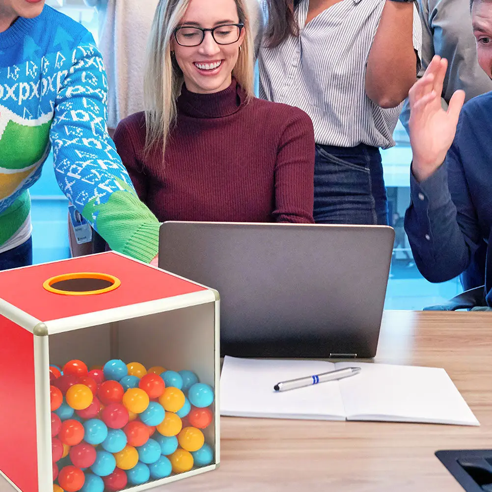 

Прочная прозрачная лотерейная коробка, высококачественный контейнер для розыгрышей призов, для мероприятий, сбора средств, вечеринок, игр, кубическая коробка для пожертвований