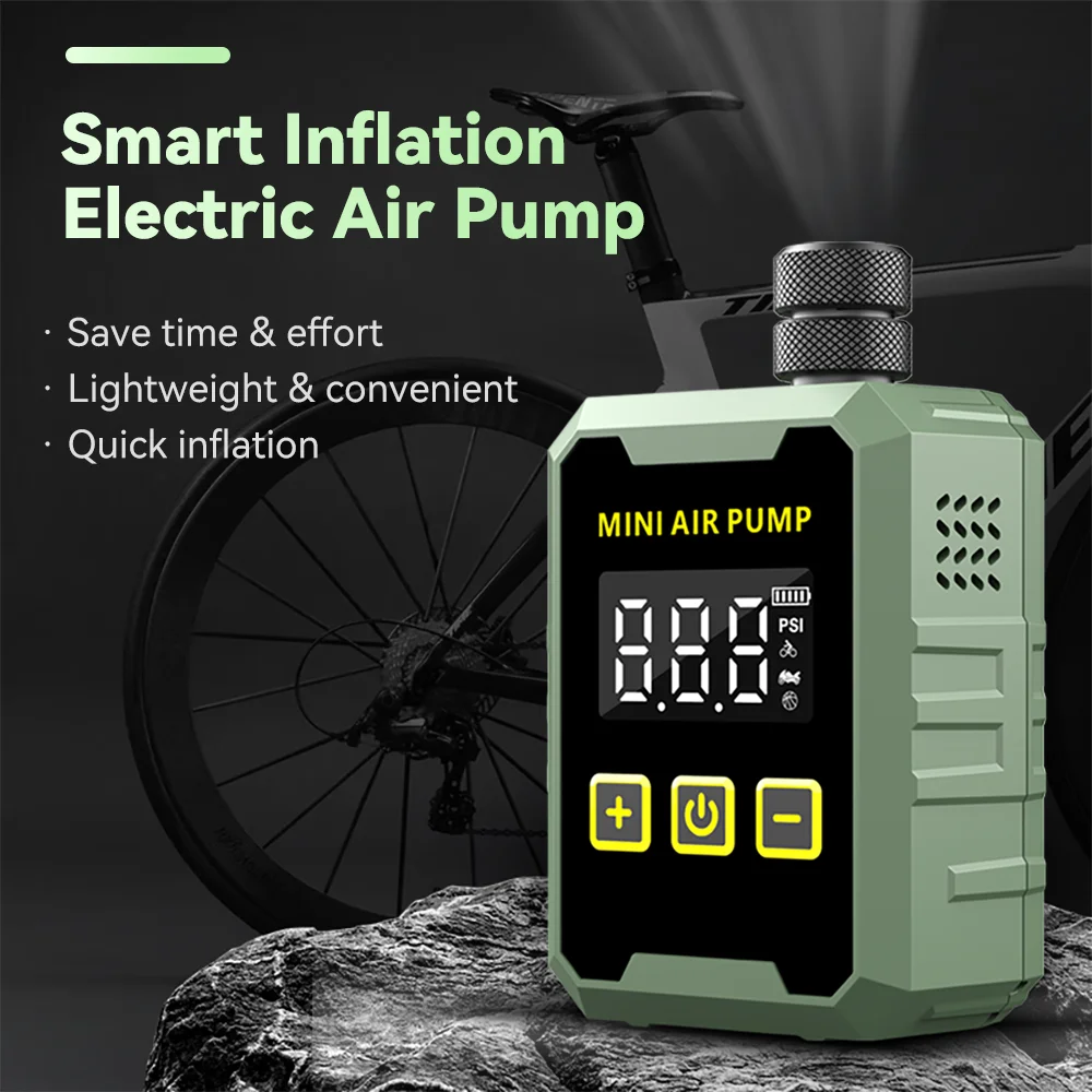 

Mini Inflatable Pump Electric Pump 150PSI Wireless Car Air Compressor Electric Tire Inflator Pump for Motorcycle AUTO Tyre Balls