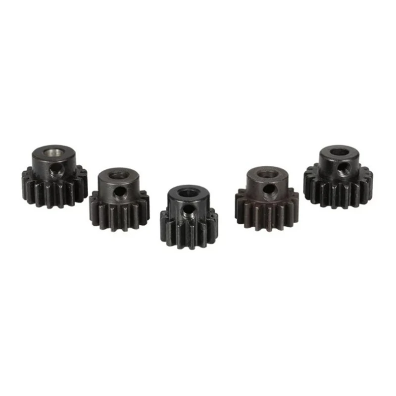 YSUN-5Pcs 8195 5Mm M1 13T 14T 15T 16T 17T Pinion Motor Gear With 60065 Differential Gear Set For 1/8 HSP