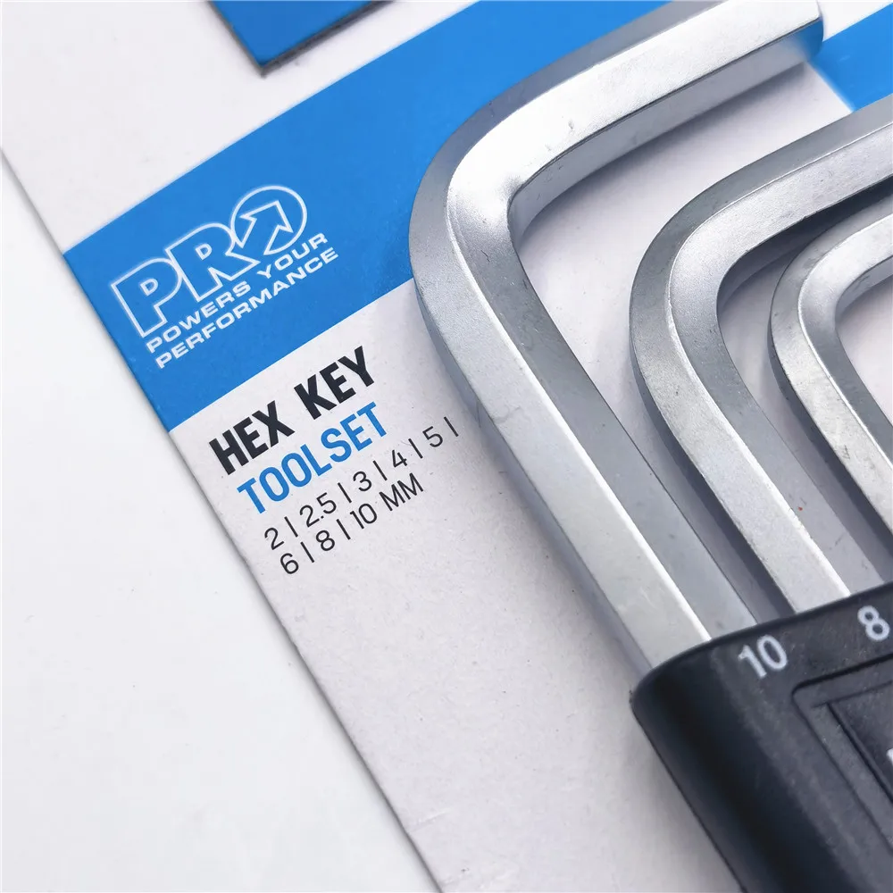 PRO Hex Key 8-Piece Bike Tools 2/2.5/3/4/5/6/8/10mm PRTL0037