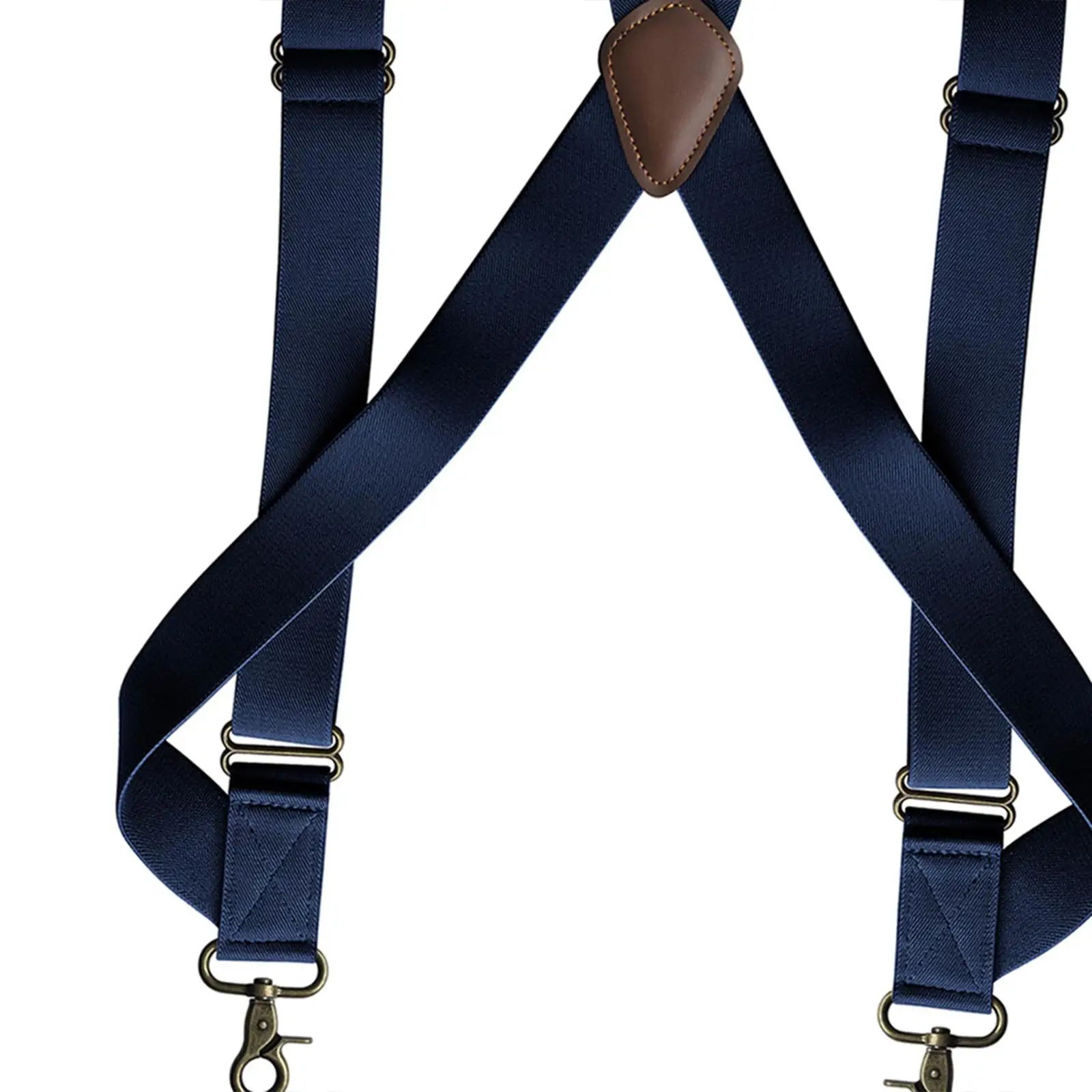 Tirantes para hombre, ganchos giratorios de alta resistencia, tirantes de camionero en forma de X elásticos