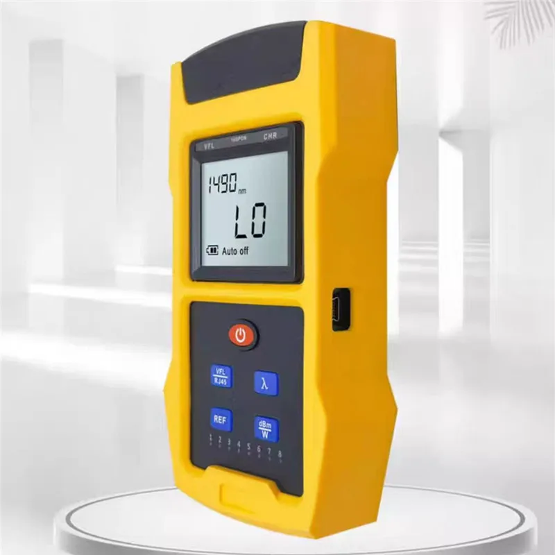 

2in1 Optical Power Meter TL563 With VFL -70+10& -50+26 USB Charging 18650mAh Lithium Battery 6 Wavelength Visual fault locator