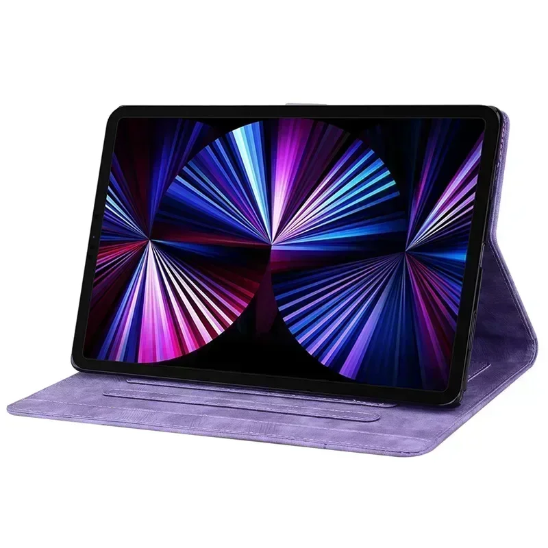 Tablet für Xiaomi Redmi Pad SE Hülle Niedliche Katze Blume Geprägte Magnetschale Silikon Rückseite für Xiaomi Redmi Pad SE 11 Zoll Abdeckung