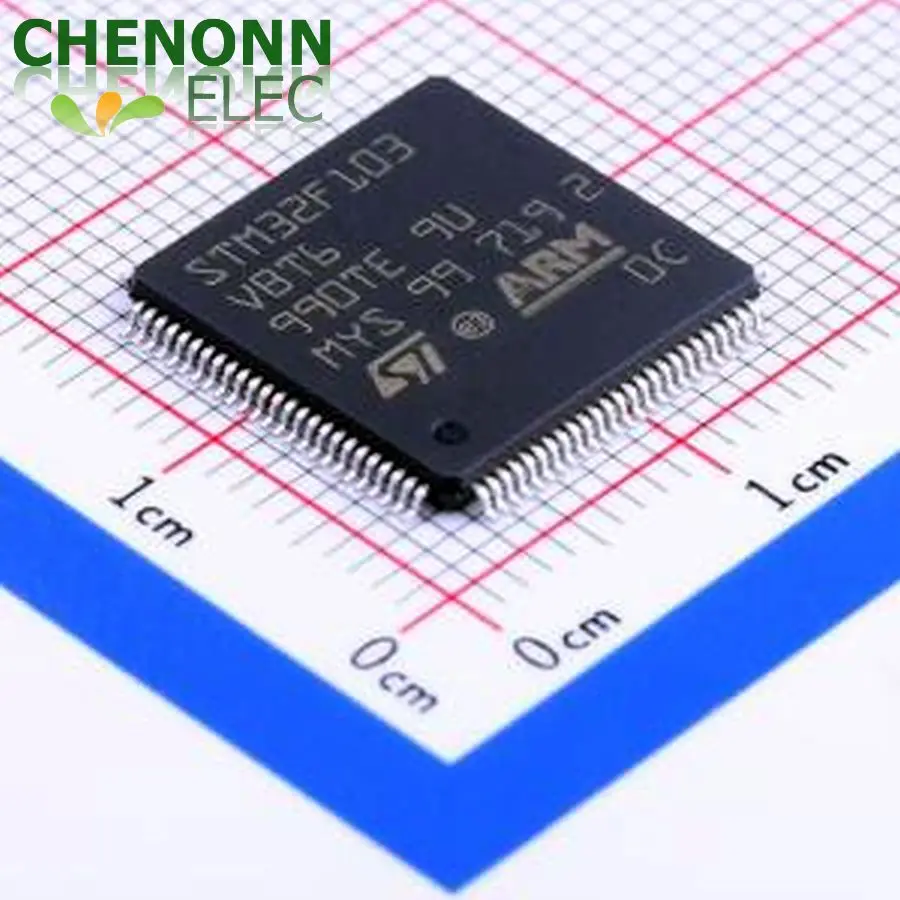 10PCS/LOT STM32F103VBT6 (Microcontrollers)