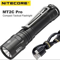 NITECORE MT2C PRO Flashlight Rechargeable Lamp NiteLab UHi 20 LED Compact Tactical EDC Torch Included 3600mAh Battery