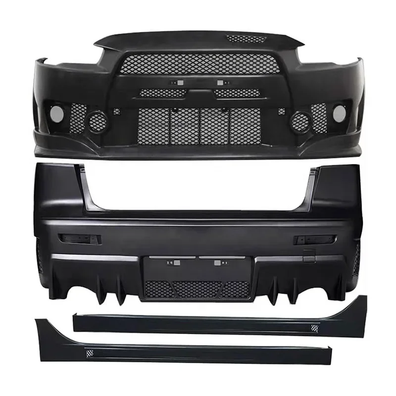 

Factory Direct Car Bumper For Mitsubishi Lancer 2009-2015 Upgrade FQ Style Front Bumper Rear Bumper Side Skirt Other Accessories