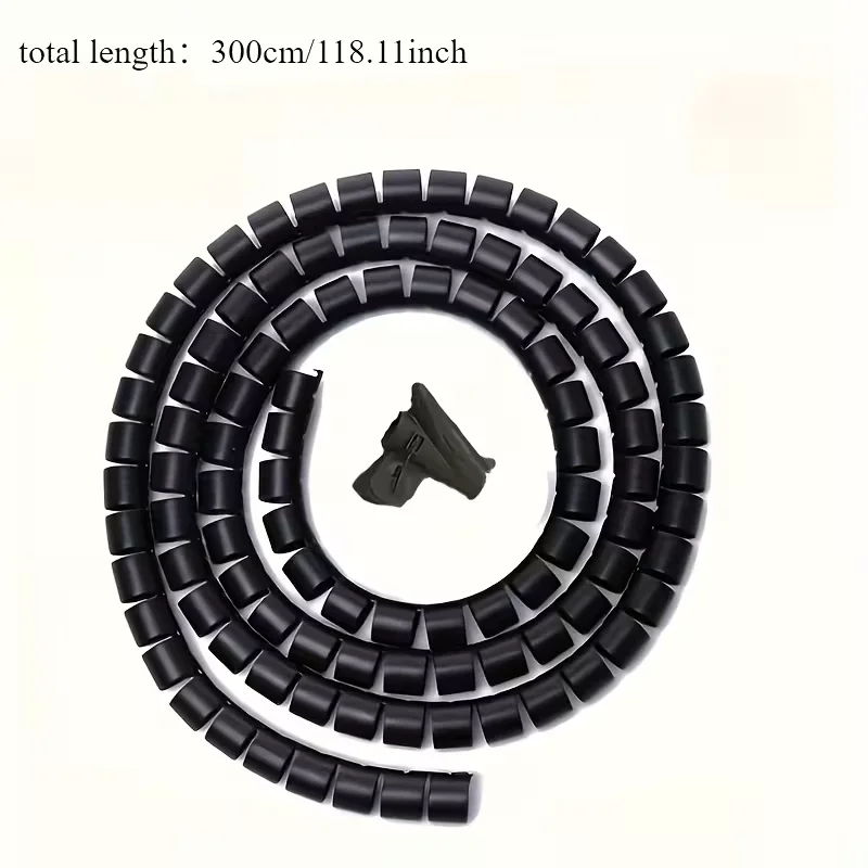 Cable conduit protective cover, wire and cable storage, computer, car cable harness organization, protective conduit cover tape