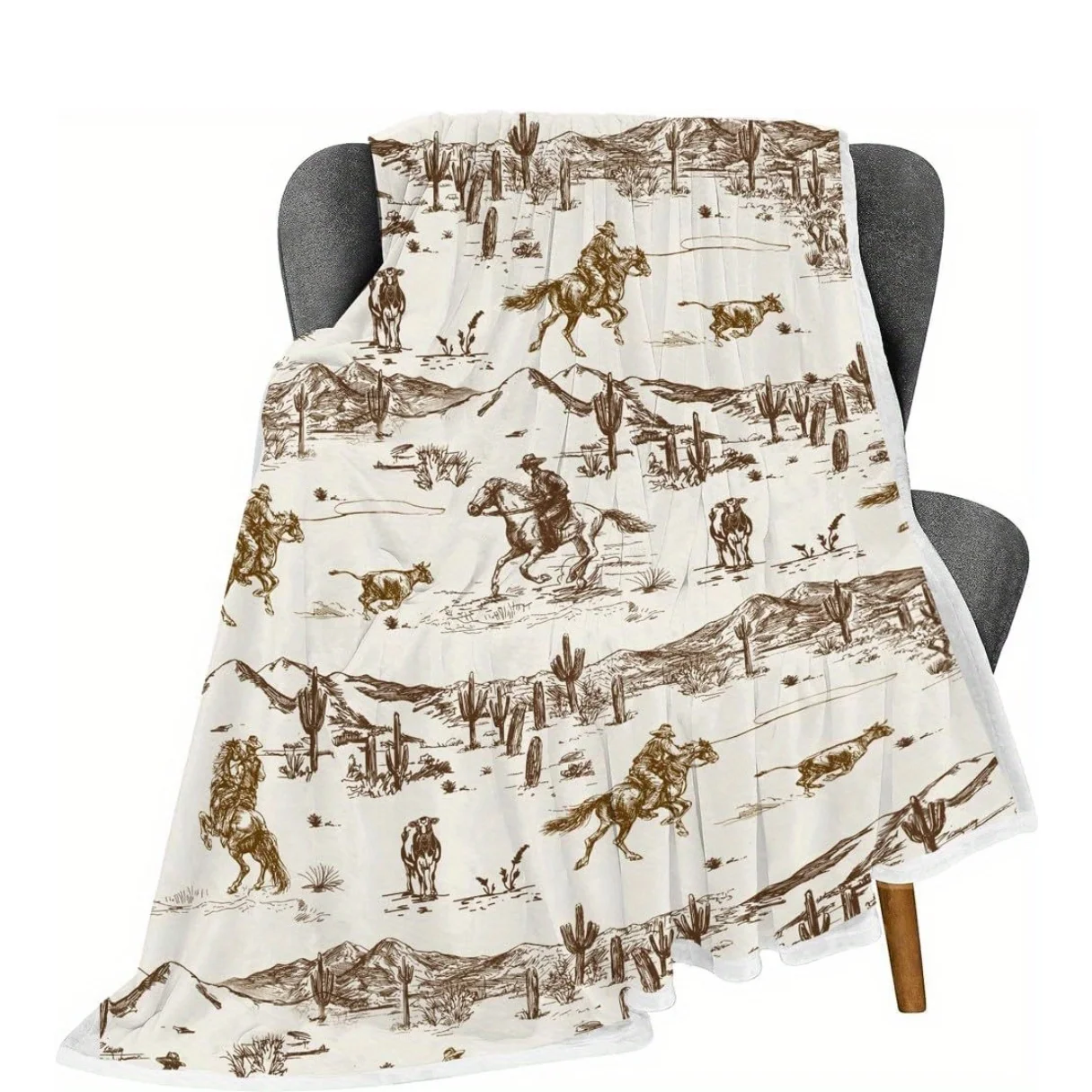 A Soft Flannel Blanket with Tribal Patterns, Perfect As a Commemorative Gift for The Sofa Or TV