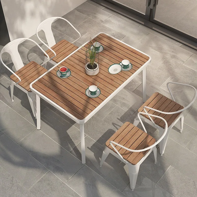 Square Coffee Table Sets Wood Dining Table Modern Designer Coffee Table Metal Small Side Conjunto De Muebles Modern Furniture