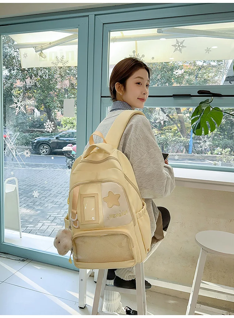 Kawaii Starry Preppy Harajuku Ita Backpack