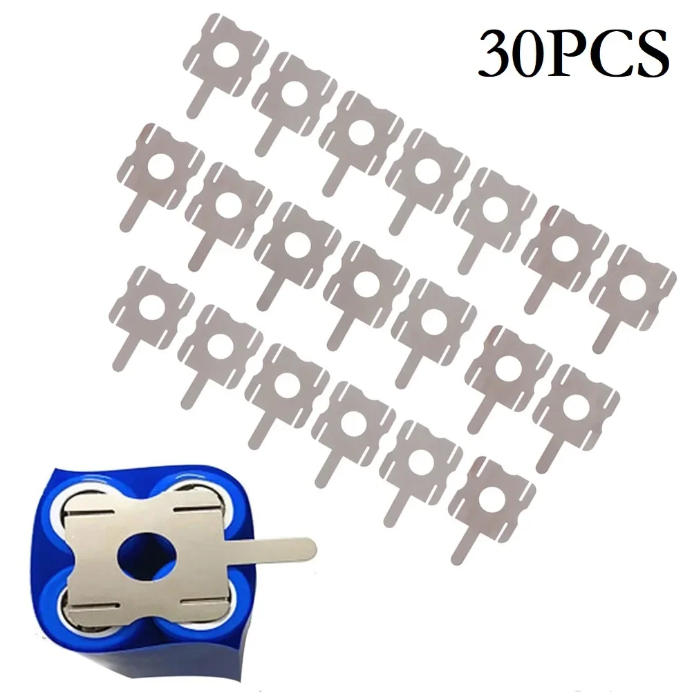 Replace Spot Welding Nickel Sheet for 4S Battery Pack 30pcs U shaped Nickel Sheets High Purity Nickel Plate Rolling