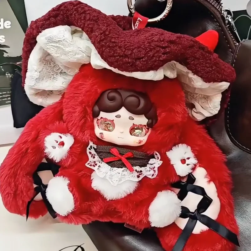 

New In Stock Genuin Lucky Deer Nai The Witch'S Letter Series Mushroom Cap Blind Box Cute Plush Toy Keychain Ornament Collectible