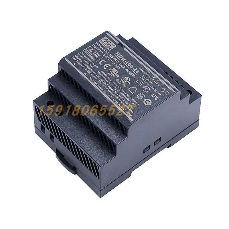 Mingwei Guide Rail HDR-15-24V DC 5V12V/5A Switching Power Supply 30/60/100/150W Transformer DR