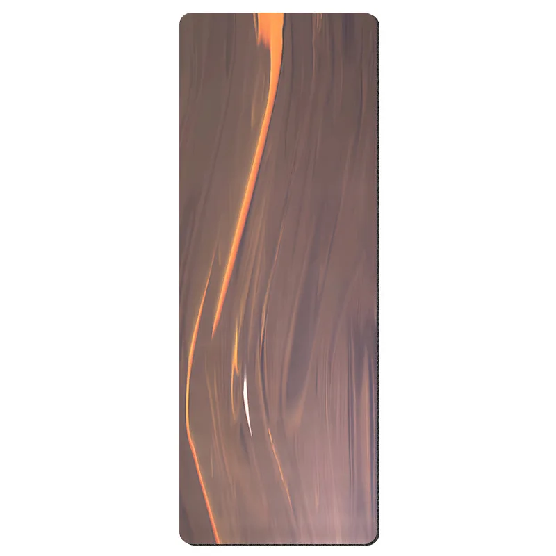 

Upgraded and thickened 8mm suede rubber yoga mat with anti slip, soft and shock-absorbing properties for home fitness and odorle