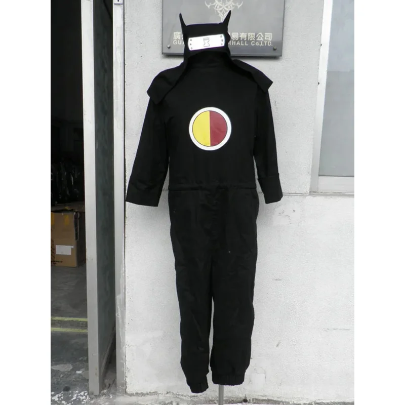 2025ใหม่อะนิเมะKankuroผู้ชายสีดําJumpsuitเครื่องแต่งกายฮาโลวีนการ์ตูนคอสเพลย์
