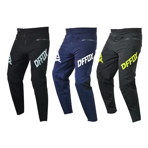 DFFOX Bike Pants Riding Bicycle Mountain BMX MTB Enduro DH High Stretch Downhill Trousers