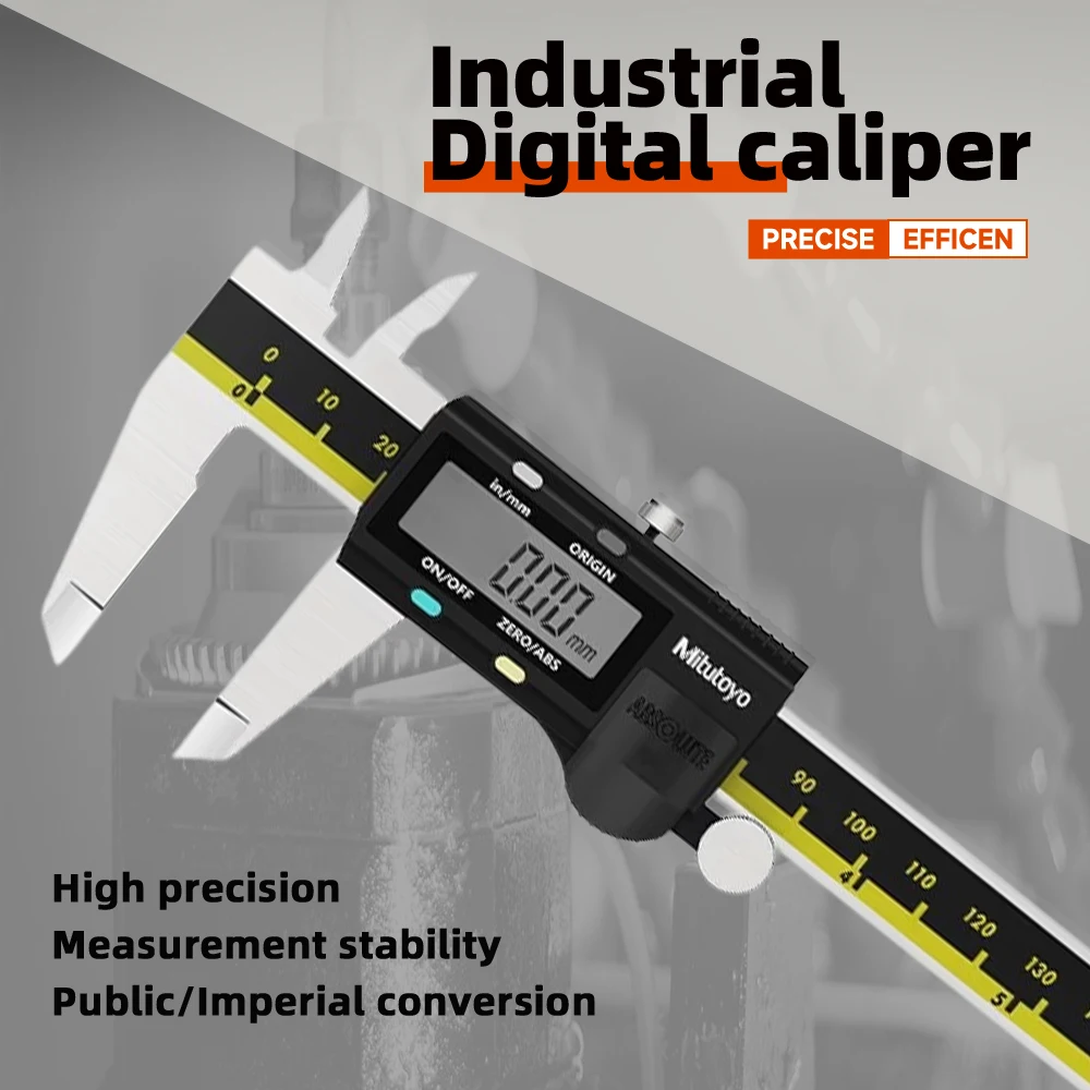 Mitutoyo LCD Digital Caliper 150mm/200/300mm 500-196-30 Vernier Calipers Electronic Measuring  Measuring Tools Stainless Steel