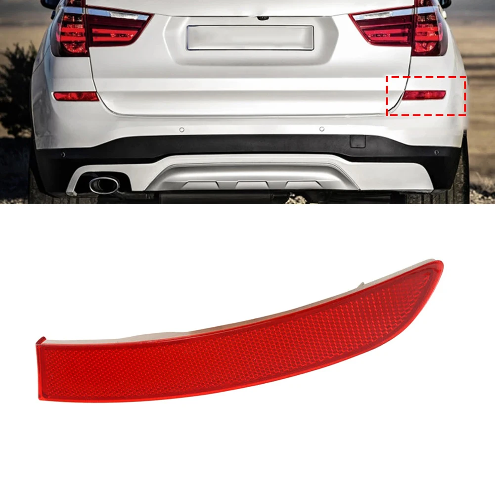 

Car Right Side Rear Bumper Reflector Lamp 63257352210 For BMW F25 For X3 Series 2014-2017 Red Plastic Auto Accessories