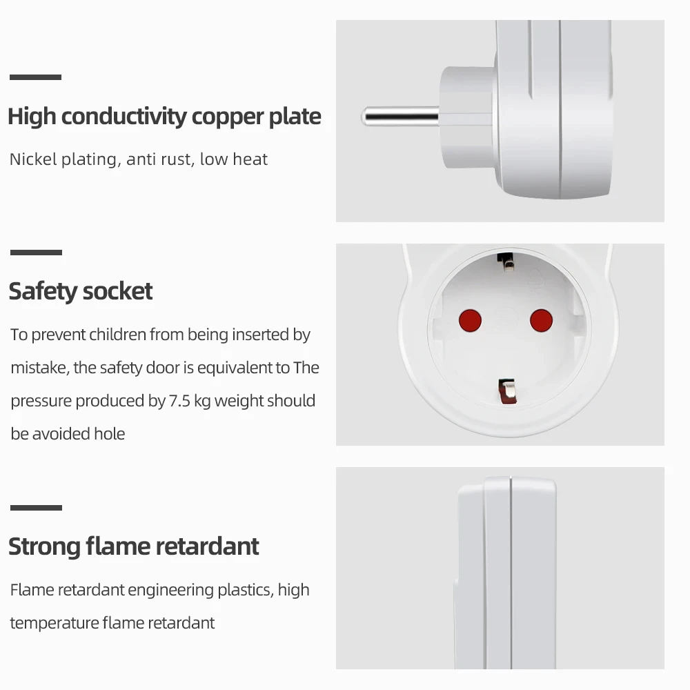 Digitaler Timer-Steckdose, Thermostat, digitaler Temperaturregler, Steckdose mit Timer-Schalter, Sensorsonde, Heizung, Kühlung, 220 V – Detail 8