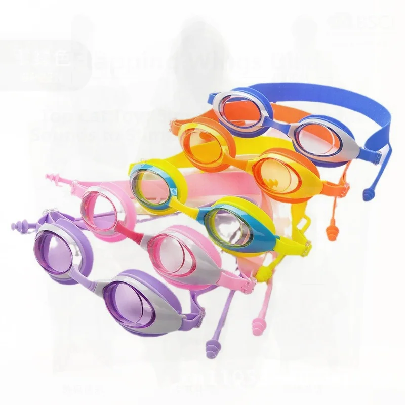 

Детские противотуманные очки для плавания HD YR4000, водонепроницаемые очки для плавания с героями мультфильмов для мальчиков и девочек, доступны разные цвета