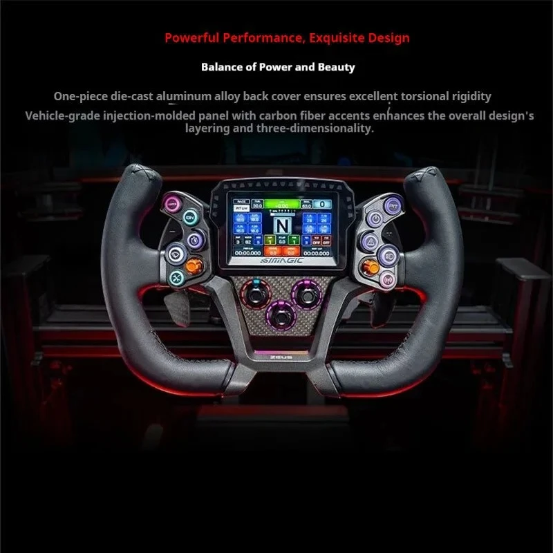 Simagic Zeus GT Steering Wheel 4 Inch Dashboard Simulated Racing Game Drift Pulling Force Steering Wheel