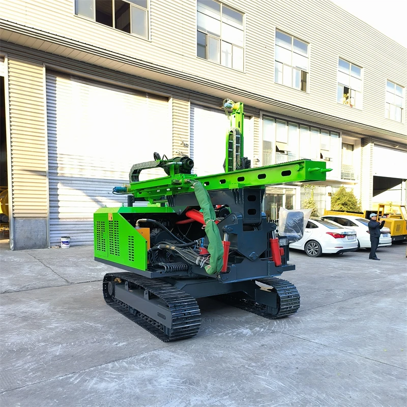 آلة حفر كومة اوجير الضوئية آلة حفر تأثير الزاحف آلة حفر الأظافر محطة الطاقة الكهروضوئية #3