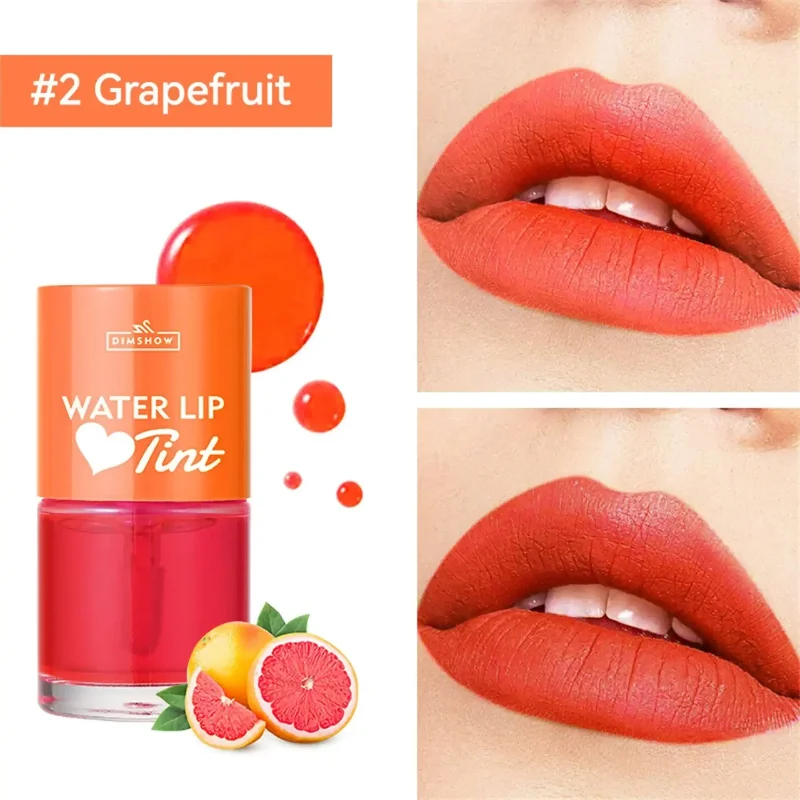 Lápiz labial hidratante al agua, tinte labial antidecoloración, brillo de labios mate duradero, taza antiadherente, lápiz labial y rubor, maquillaje cosmético 2 en 1