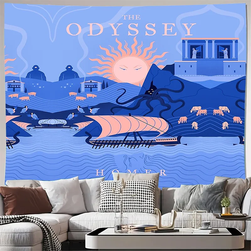 

Гобелен с океанской волной, пляжный настенный подвесной прибрежный домашний декор, морской пейзаж, художественный декор комнаты, эстетическое настенное искусство для комнаты в общежитии