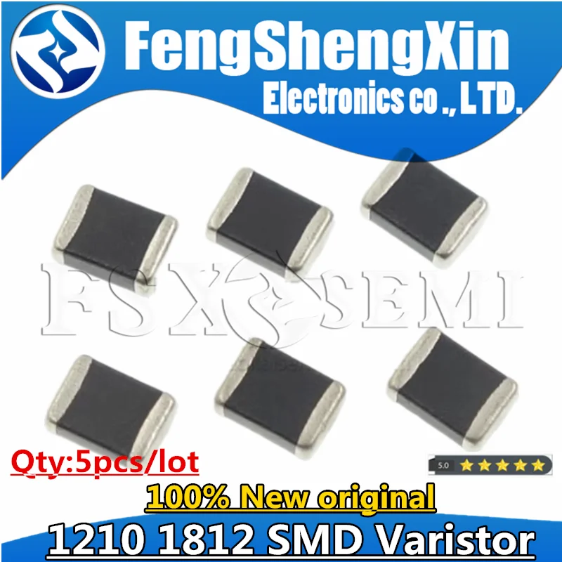 5PCS 1210 1812 SMD Varistor 4532 5.6 8V 12V 16V 18V 22V 24V 27 30 33V 39 47V 51V 56V 68V 75V 82V 85V 100V 120V 270V 430V 470V