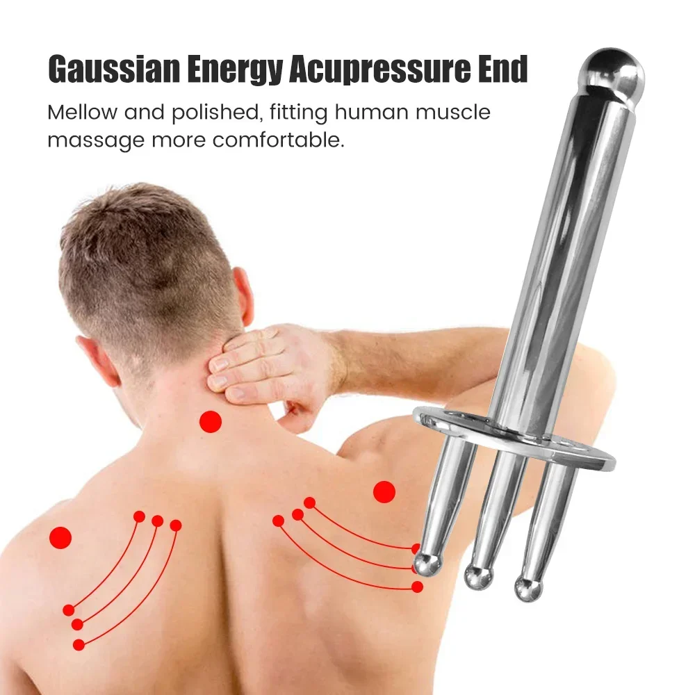 Magnetic Therapy Massage Pen 3 Forks Magnetotherapy Acid Discharge Stick 3-Fork Magnetotherapy Meridian Point Magnetic Massager