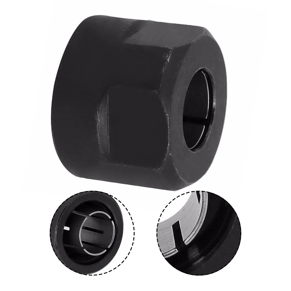 Heavy Duty 12MM Black Collet Nut for 3612Y 3612T 3612 3612C 3600H RP2300 RP2301 MT3600 Precision engineered Design