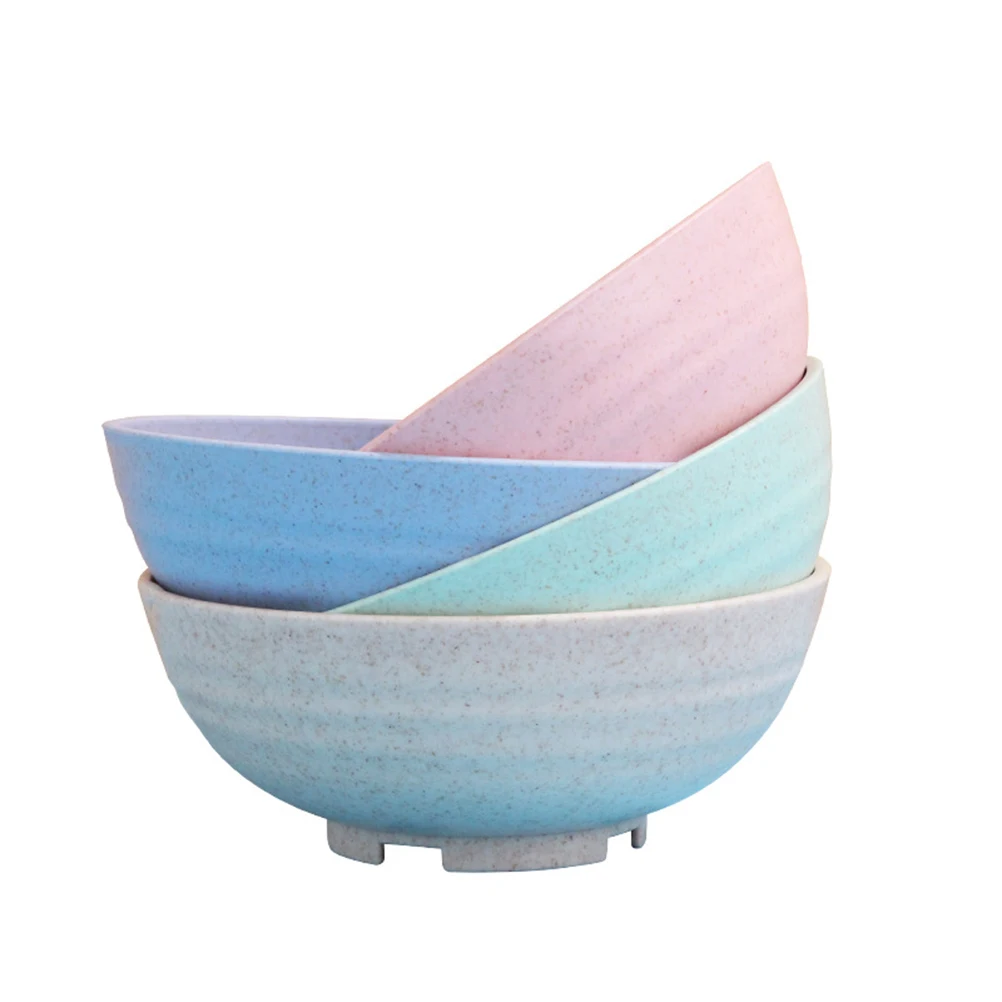 

4 Pcs Noodle Bowl Material Safe Eco Friendly Instant Noodles Pastas Kitchen Use Dining Accessories