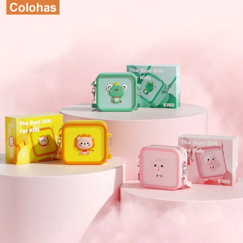 Mini Camera Bag Camera Storage Bag Kids Tide Satchel Cartoon Crossbody Bag for Toddler Coin Purse Outdoor Cases Shoulder