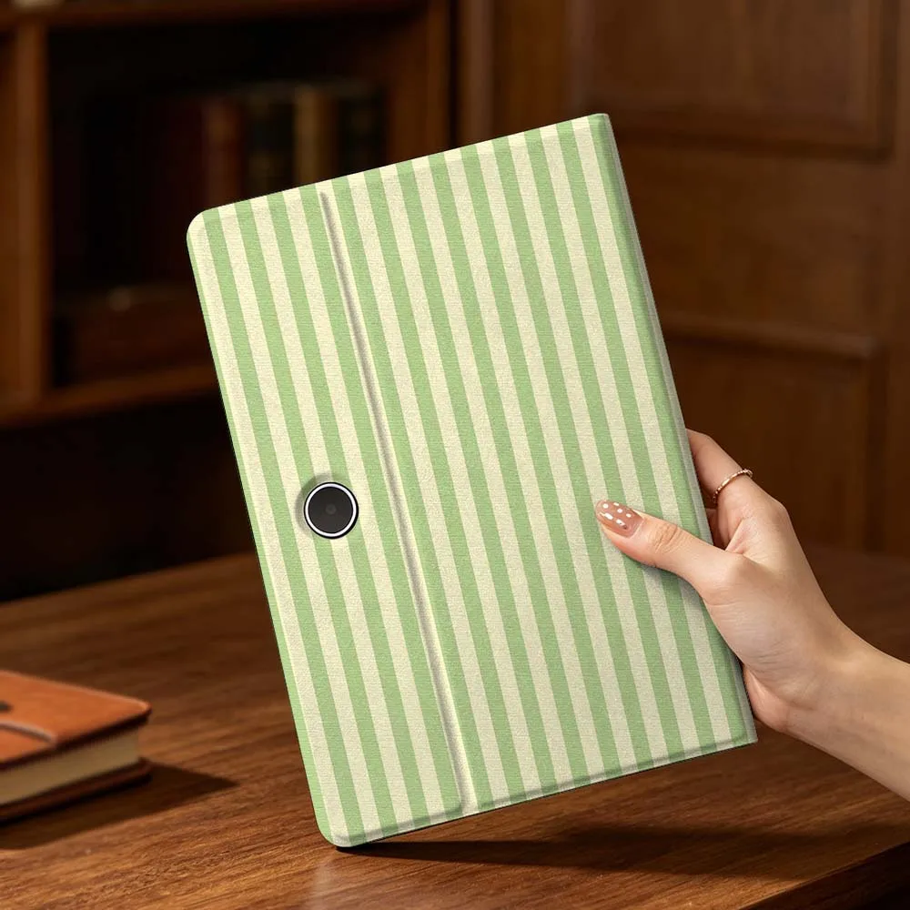 Vertical Striped Art For OPPO VIVO IQOO OnePlus Realme Pad 3 Pro 13 12.1 11.61 11.4 10.36 11 inch Tablet Case Pen Tray