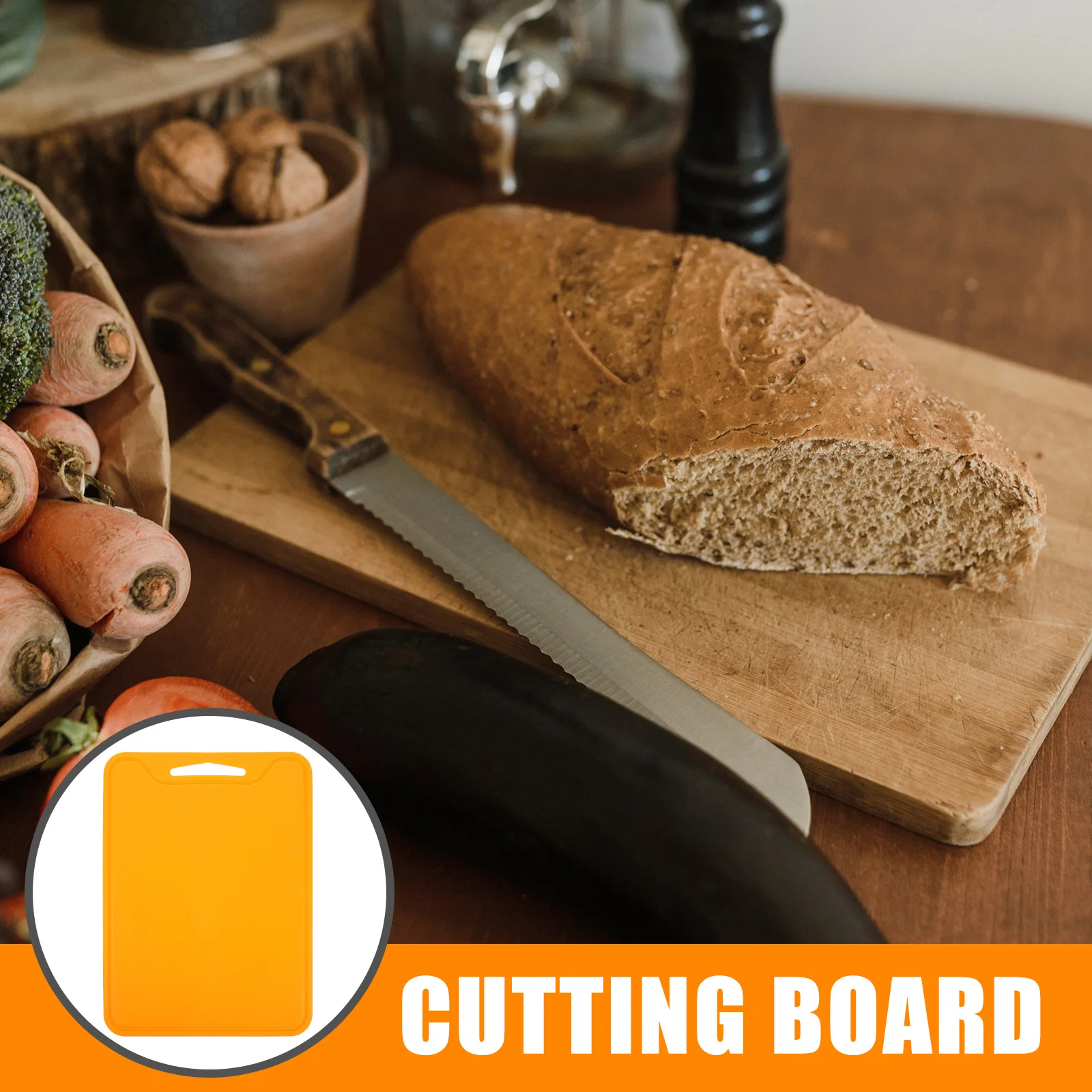 

Hanging Design Silicone Cutting Board Portable Foldable Nonskid Chopping Board for Kitchen Camping Picnic Easy to Carry