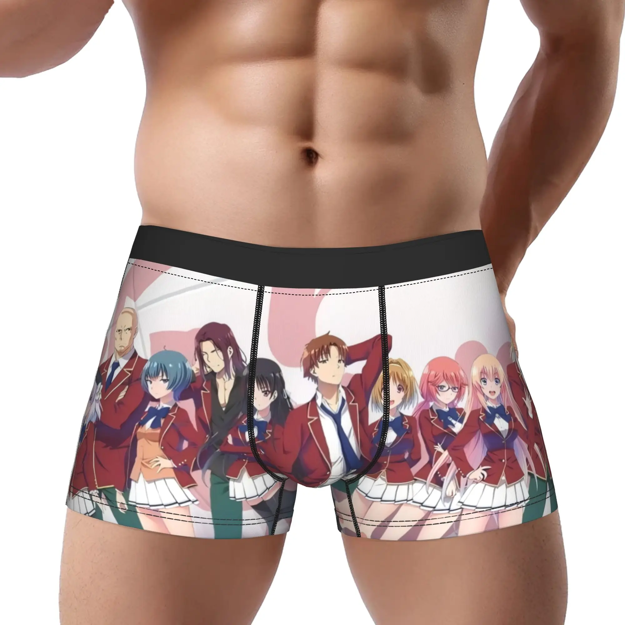 

Трусы-боксеры Classroom of the Elite, дышащие, удобные, мужское нижнее белье