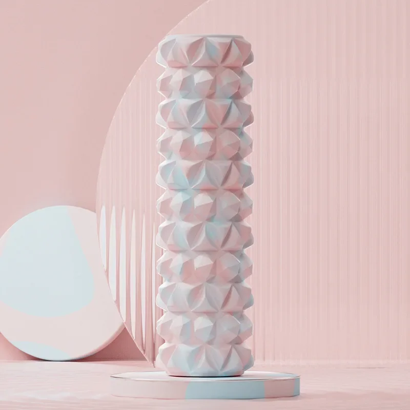 Rolo de espuma eva 30cm 45cm, massagem muscular, academia, yoga, liberação miofascial, coluna para eixo esportivo, fitness, lombar, costas