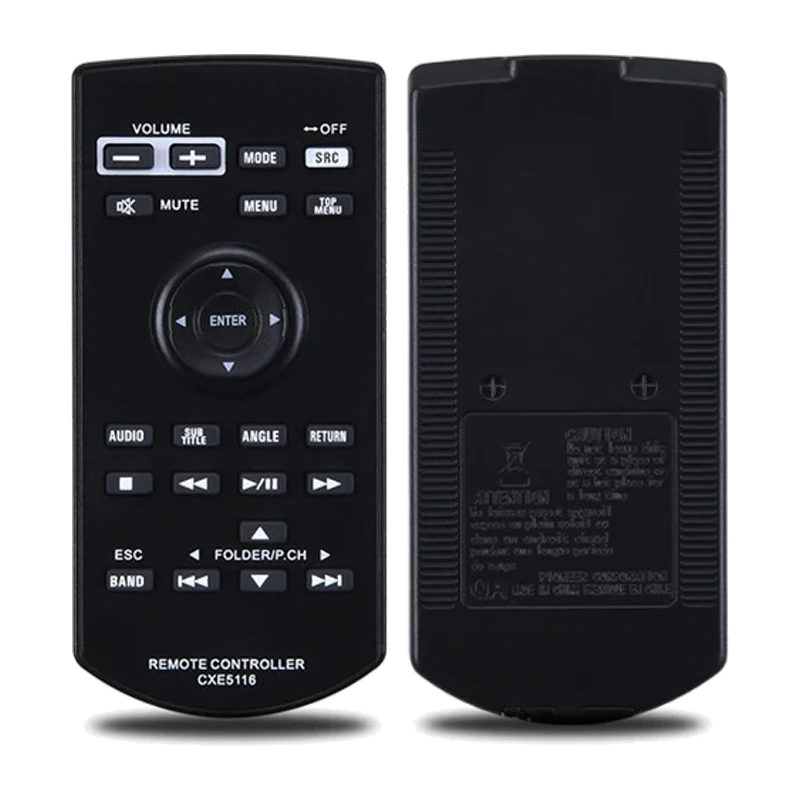 CXE5116 Control remoto para amplificador de potencia de coche Pioneer reproductor de DVD AVH-X6800DVD AVH-X7800BT AVH-X1600 repuestos de repuesto
