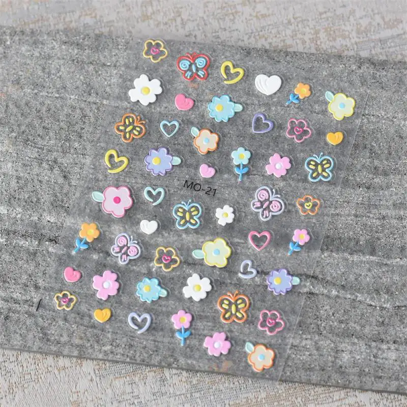 Sticker Little Daisy Fashionable And Beautiful Easy To Carry Small Design Durable Fit Beauty And Health Nail Stickers Flowers