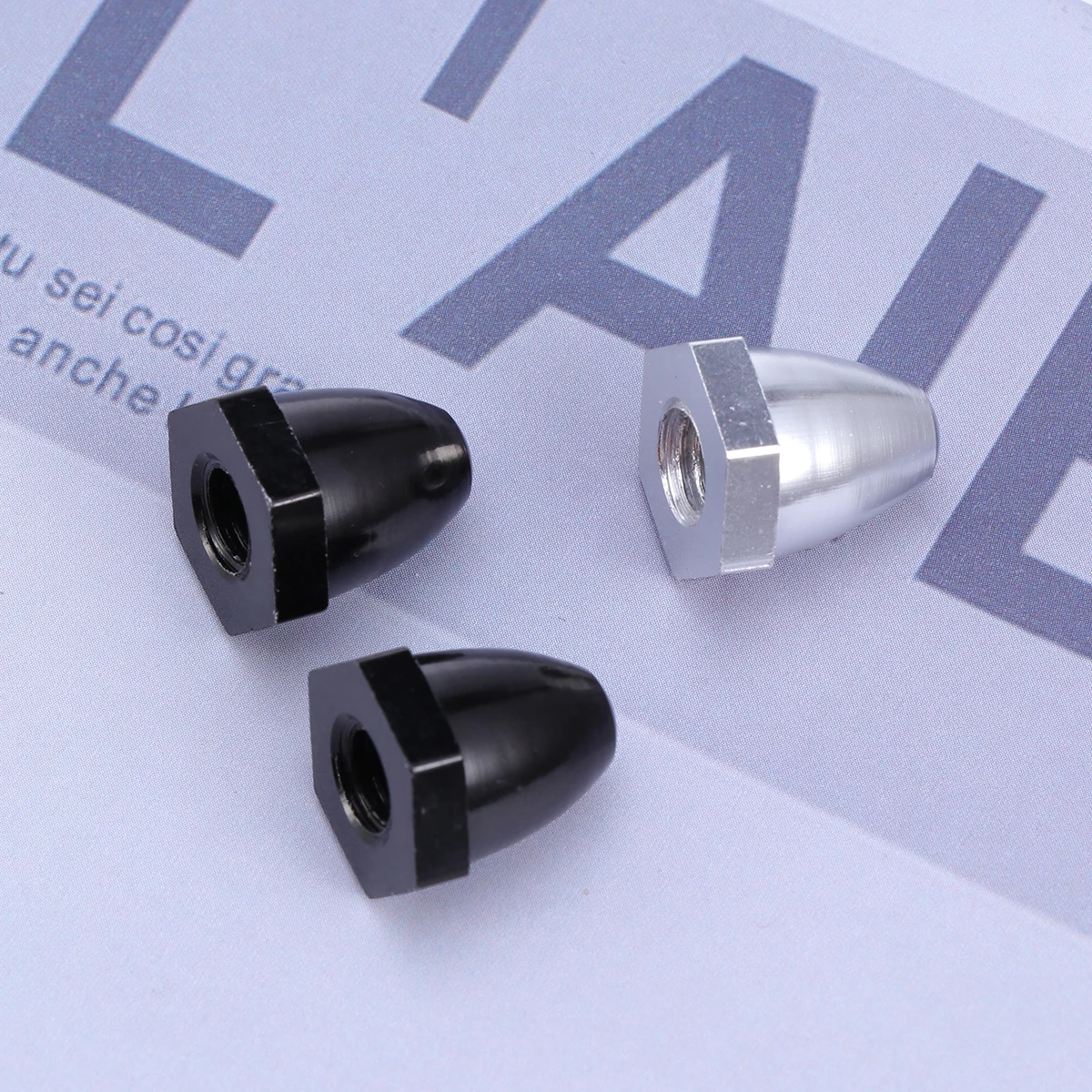 

4 Pcs Model Aircraft Motor Propeller Caps Nut Fixed Adapter for Small