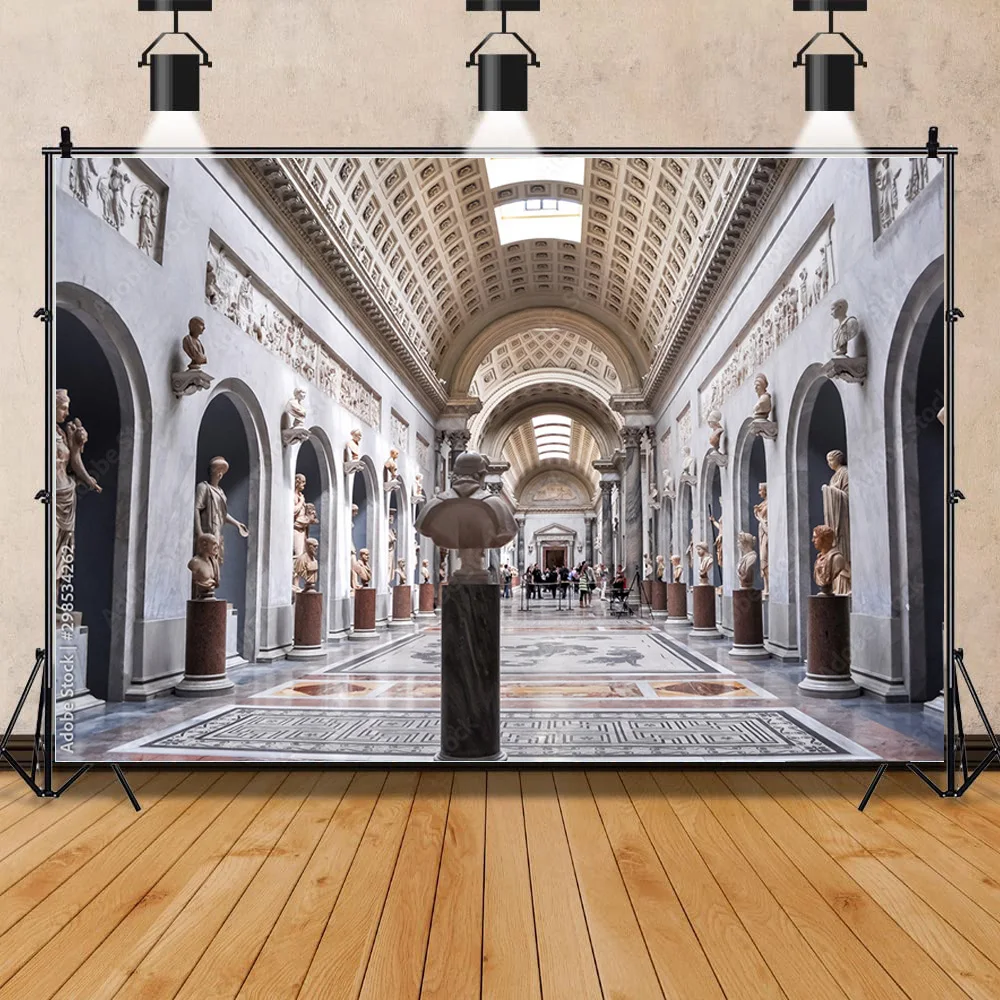 NITREE Art Cloth Background European Landscape Famous Scenic Spots Street  Night Scene Photography Background Props  OZ-07