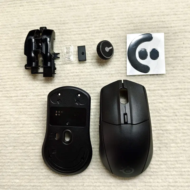 Upper Lower Shell Scroll Wheel Sticker Repair Parts For SteelSeries Rival 3 Wireless Mouse