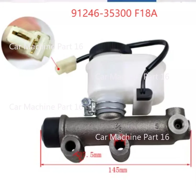 1pc Brake Master Cylinder Fit for Mitsubishi Forklift 91246-35300 F18A  91346-10300 F18B